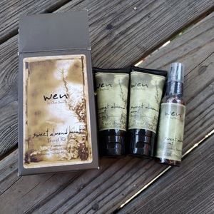 Wen sweet almond mint travel kit